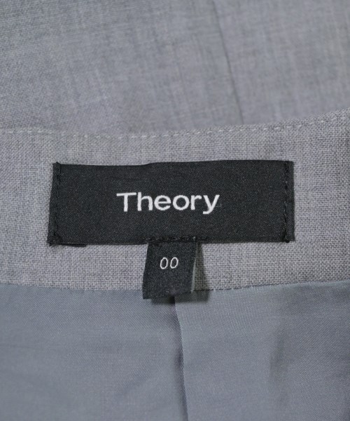 Theory（セオリー）ノーカラージャケット グレー サイズ:00(XS位) レディース/2200704883024
