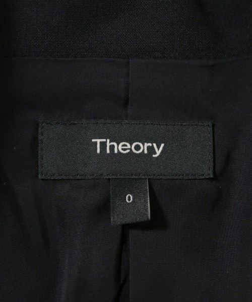 Theory（セオリー）テーラードジャケット 黒 サイズ:0(S位) レディース/2200704452077