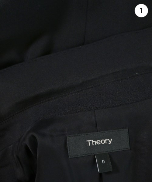 Theory（セオリー）テーラードジャケット 黒 サイズ:0(S位) レディース/2200704452077