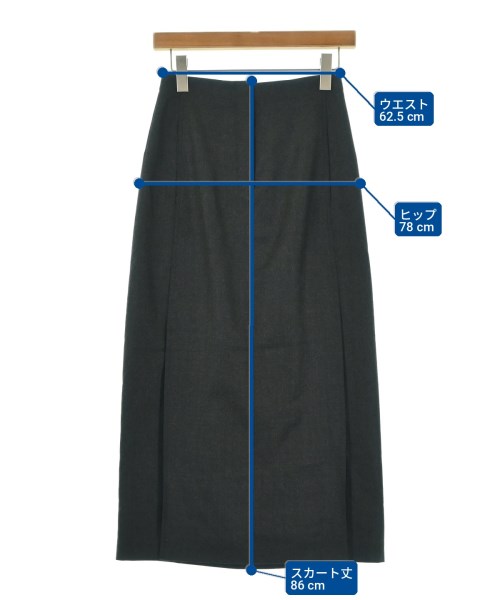 Theory（セオリー）ロング・マキシ丈スカート グレー サイズ:00(XS位) レディース/2200702563263
