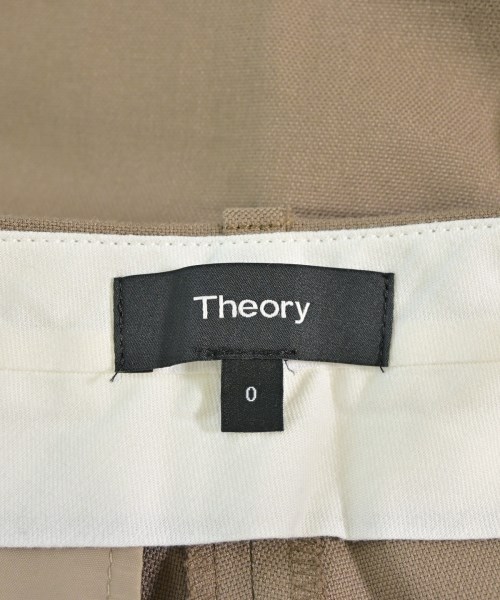 Theory（セオリー）スラックス 茶 サイズ:0(S位) レディース