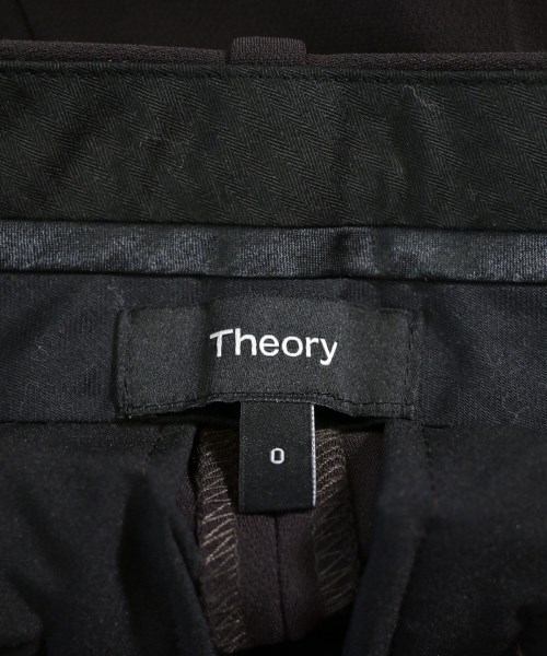 Theory（セオリー）スラックス 茶 サイズ:0(S位) レディース