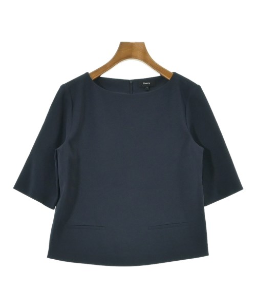 Theory(セオリー)ブラウス 紺 サイズ:S/2200664558055