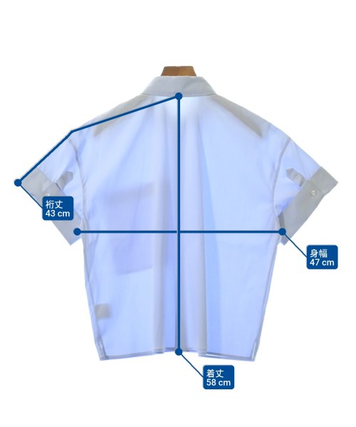 Theory（セオリー）カジュアルシャツ 青 サイズ:P(XS位) レディース/2200665218071