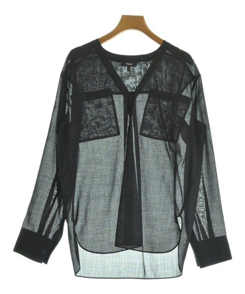 Theory(セオリー)カジュアルシャツ 黒 サイズ:S/2200657768072