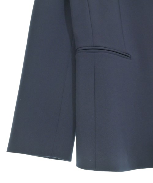 Theory（セオリー）ノーカラージャケット 紺 サイズ:2(M位) レディース/2200660569017