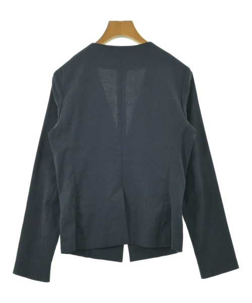 Theory（セオリー）ノーカラージャケット 紺 サイズ:2(M位) レディース/2200662484028