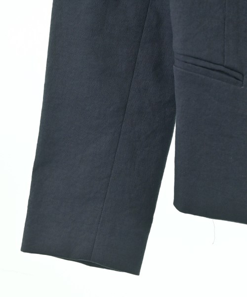 Theory（セオリー）ノーカラージャケット 紺 サイズ:2(M位) レディース/2200662484028