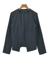 Theory（セオリー）ノーカラージャケット 紺 サイズ:2(M位) レディース/2200662484028