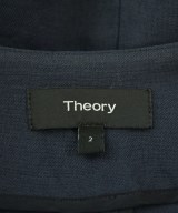 Theory（セオリー）ノーカラージャケット 紺 サイズ:2(M位) レディース/2200662484028