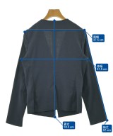Theory（セオリー）ノーカラージャケット 紺 サイズ:2(M位) レディース/2200662484028