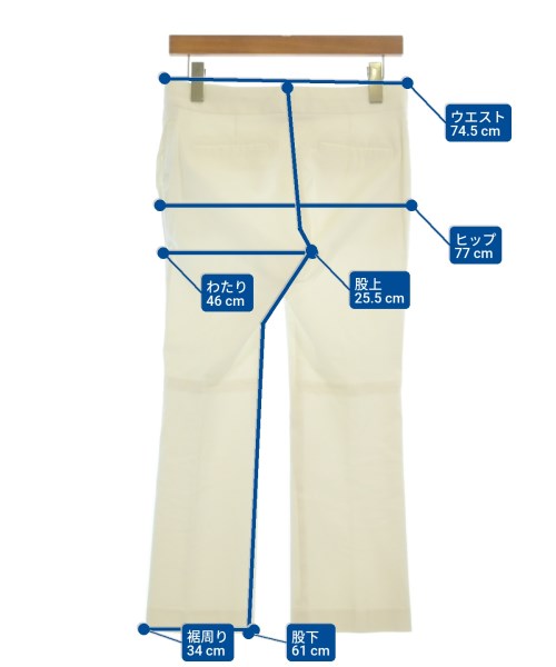 Theory（セオリー）スラックス 白 サイズ:2(M位) レディース/2200662484059