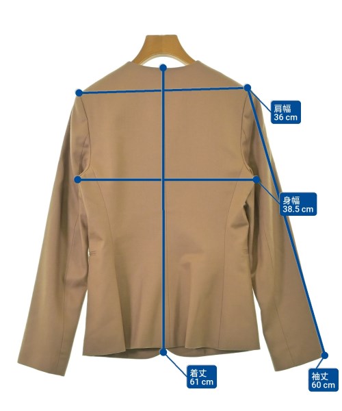 Theory（セオリー）ノーカラージャケット ベージュ サイズ:2(M位) レディース/2200662484080