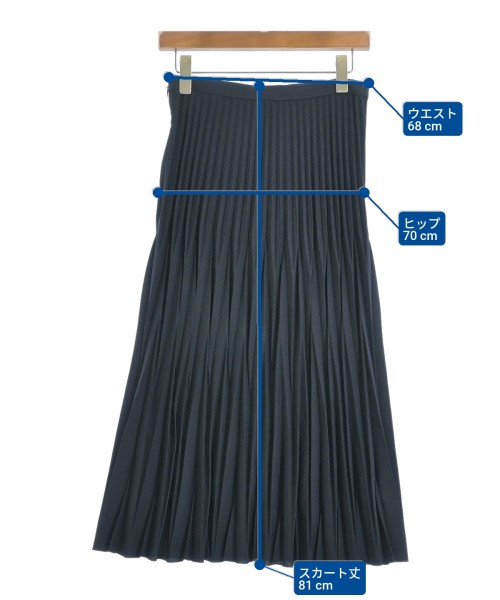 Theory（セオリー）ロング・マキシ丈スカート 紺 サイズ:P(XS位) レディース/2200664521172