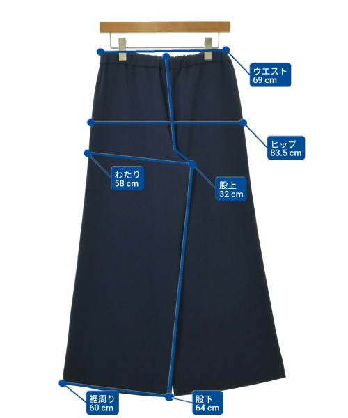 Theory（セオリー）スラックス 紺 サイズ:S レディース/2200669180077