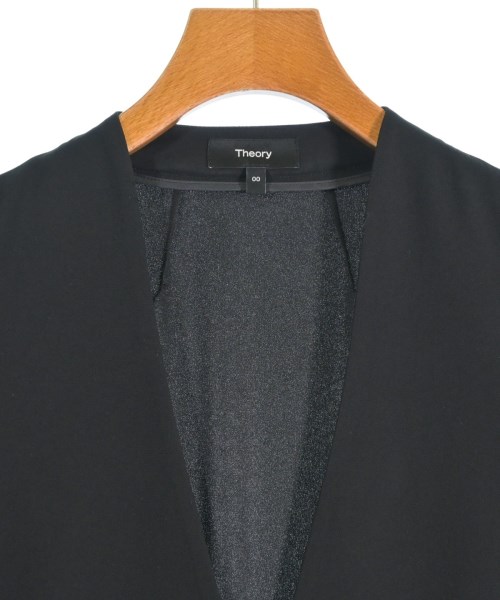 Theory（セオリー）ノーカラージャケット 黒 サイズ:00(XS位) レディース/2200667669536