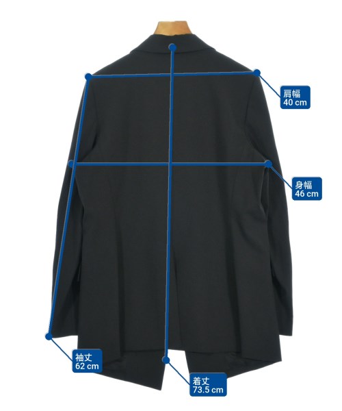 Theory（セオリー）テーラードジャケット 黒 サイズ:10(XXL位) レディース/2200671120023