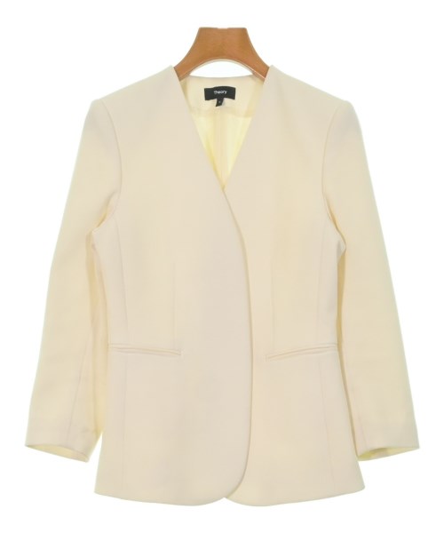 Theory(セオリー)テーラードジャケット 白 サイズ:0(S位)/2200672092039