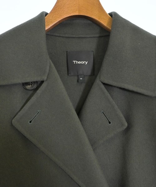 Theory（セオリー）ピーコート 緑 サイズ:M レディース/2200668478014