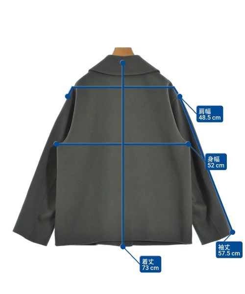 Theory（セオリー）ピーコート 緑 サイズ:M レディース/2200668478014