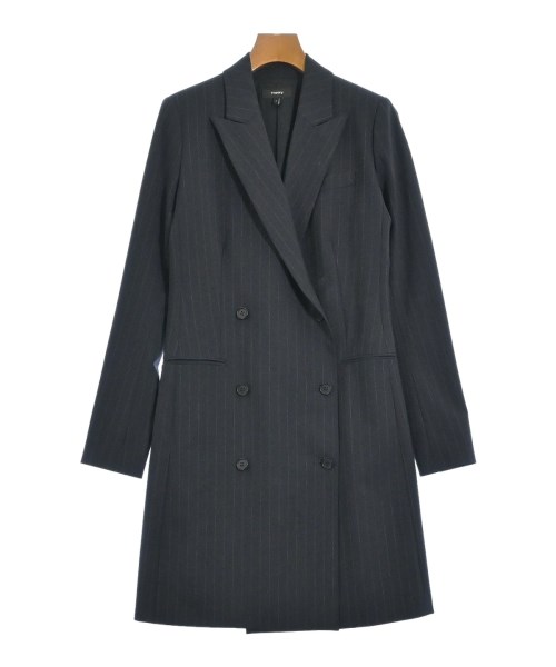 Theory(セオリー)チェスターコート 紺 サイズ:2(M位)/2200672097034