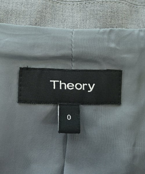 Theory（セオリー）テーラードジャケット グレー サイズ:0(S位) レディース/2200729898010
