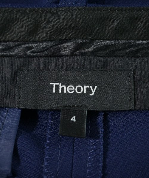 Theory（セオリー）スラックス 紺 サイズ:4(L位) レディース/2200730751052