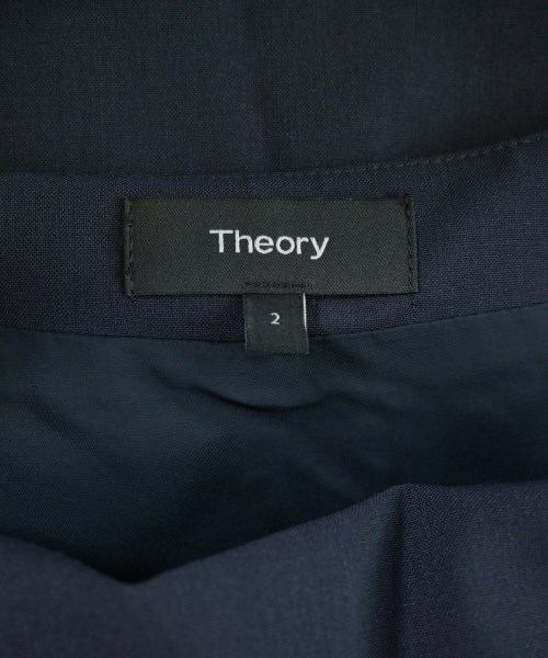 Theory（セオリー）ひざ丈スカート 紺 サイズ:2(M位) レディース/2200729663083