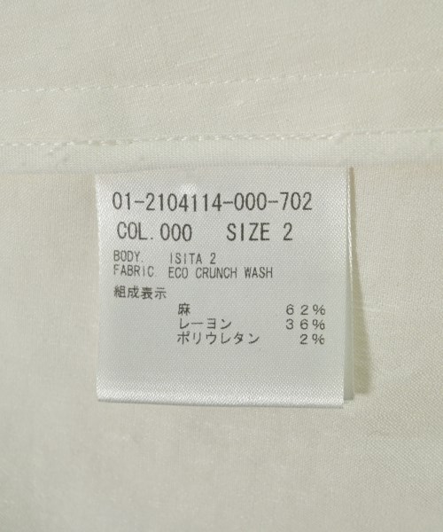 Theory（セオリー）ノーカラージャケット 白 サイズ:2(M位) レディース/2200714740034