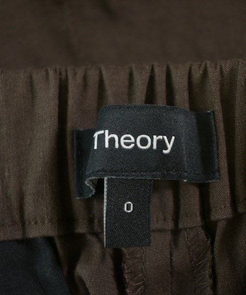 Theory（セオリー）スラックス 茶 サイズ:0(S位) レディース/2200719513091