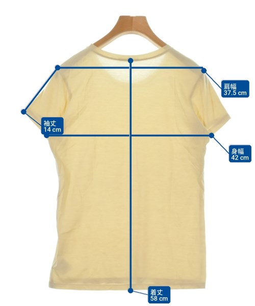 Theory（セオリー）Tシャツ・カットソー 黄 サイズ:S レディース/2200716182184