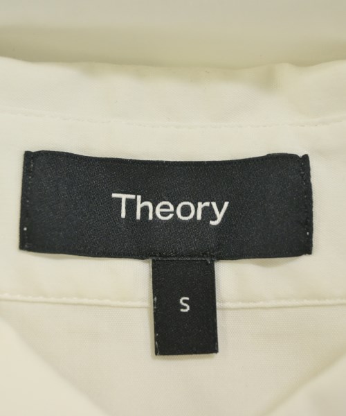 Theory（セオリー）カジュアルシャツ 白 サイズ:S レディース/2200719390081
