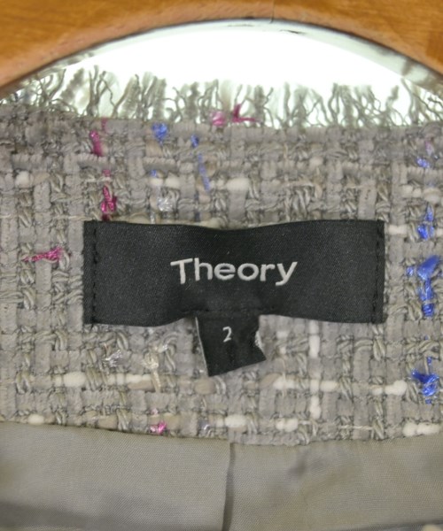 Theory（セオリー）ノーカラージャケット グレー サイズ:2(M位) レディース/2200720962116