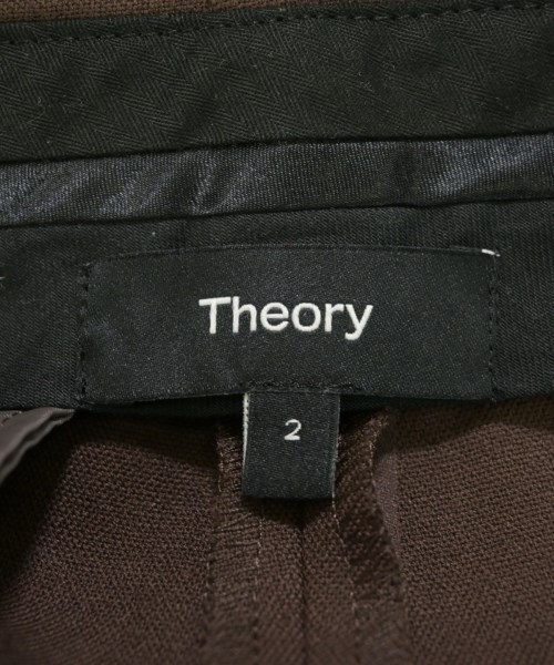 Theory（セオリー）スラックス 茶 サイズ:2(M位) レディース/2200723440086