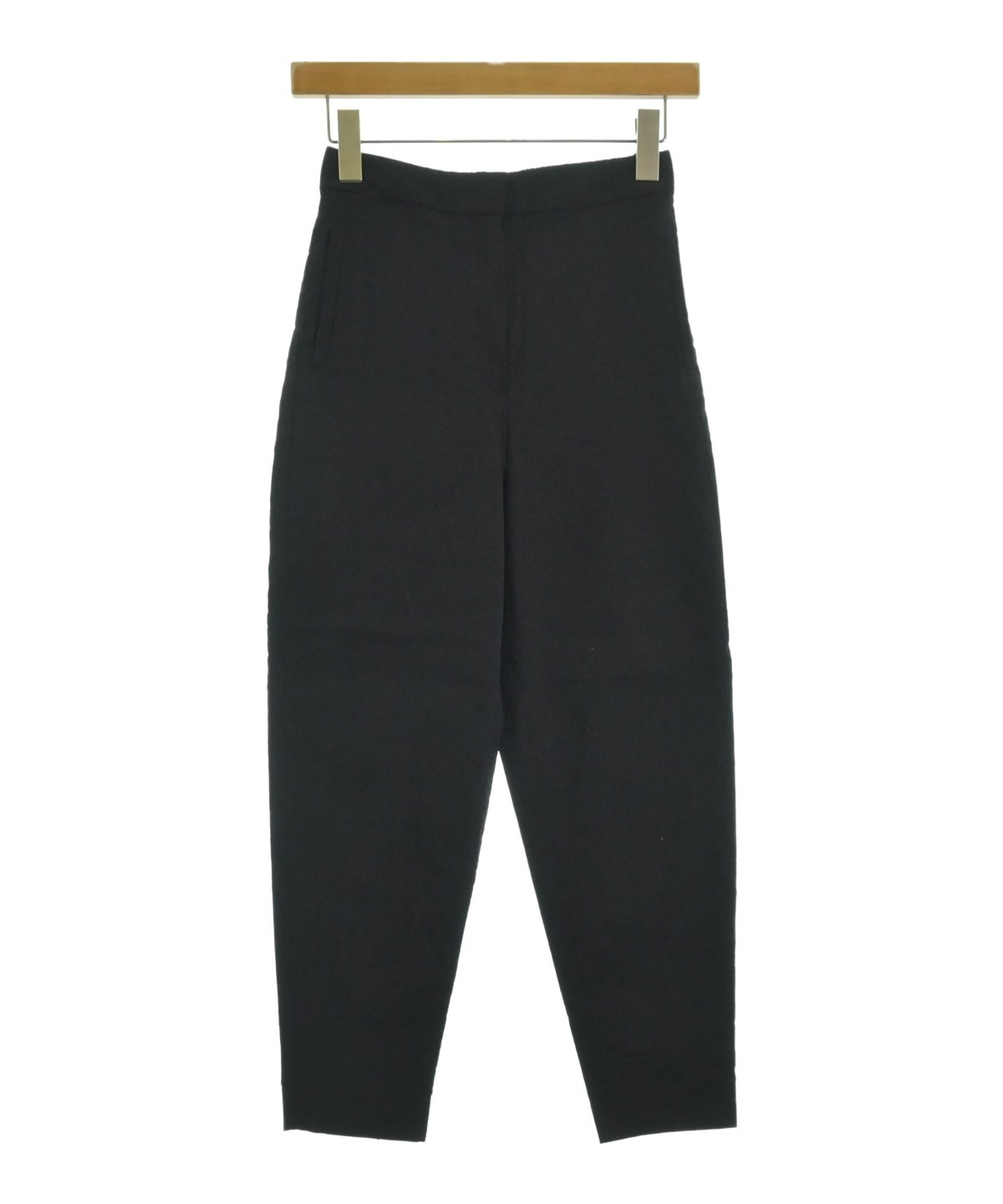 theory セオリー クロップドパンツ　スリムフィットパンツ Theory（セオリー）クロップドパンツ 黒 サイズ:34(XS位) レディース