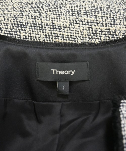 Theory（セオリー）ノーカラージャケット 白 サイズ:2(M位) レディース/2200679535010