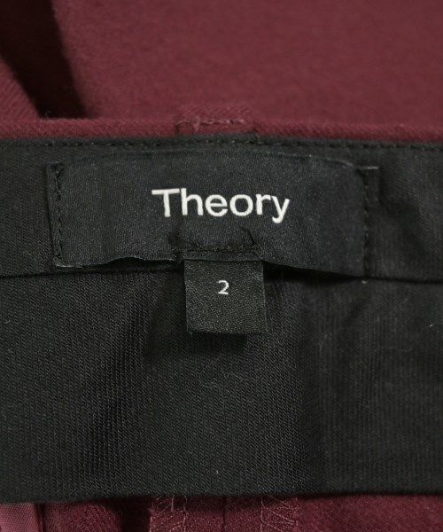 Theory（セオリー）スラックス 赤 サイズ:2(M位) レディース/2200687318155