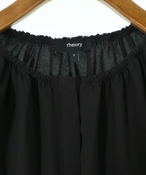 Theory（セオリー）ブラウス 黒 サイズ:P(XS位) レディース/2200688770082