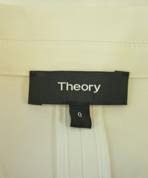 Theory（セオリー）ジャケット 白 サイズ:0(S位) レディース/2200692788035