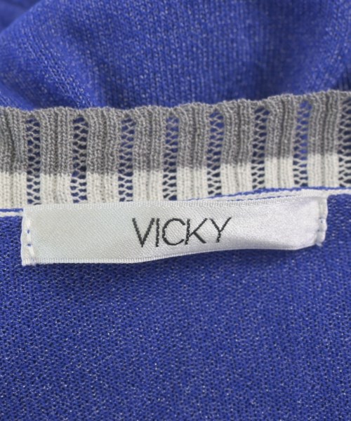 VICKY（ヴィッキー）カーディガン 青 サイズ:2(M位) レディース/2200624956037