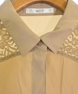 VICKY（ヴィッキー）カジュアルシャツ 茶 サイズ:2(M位) レディース/2200627880063