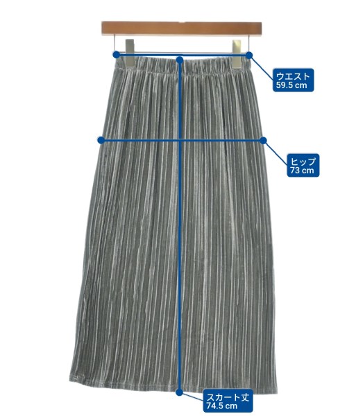 VICKY（ヴィッキー）ロング・マキシ丈スカート グレー サイズ:1(S位) レディース/2200650880047