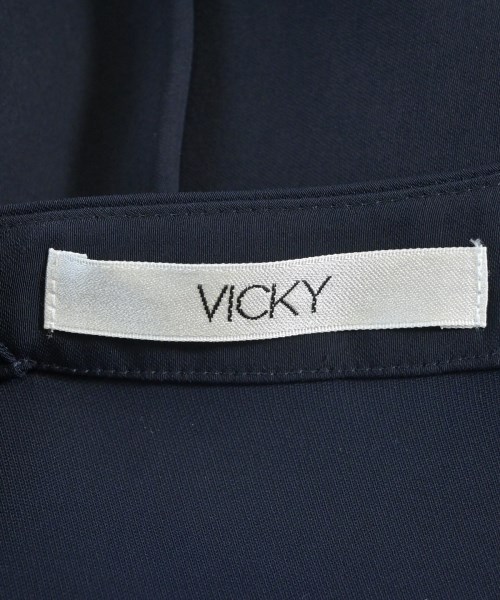 VICKY（ヴィッキー）ブラウス 紺 サイズ:2(M位) レディース/2200661553138