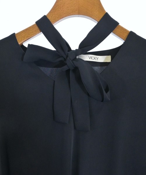 VICKY（ヴィッキー）ブラウス 紺 サイズ:2(M位) レディース/2200661553138