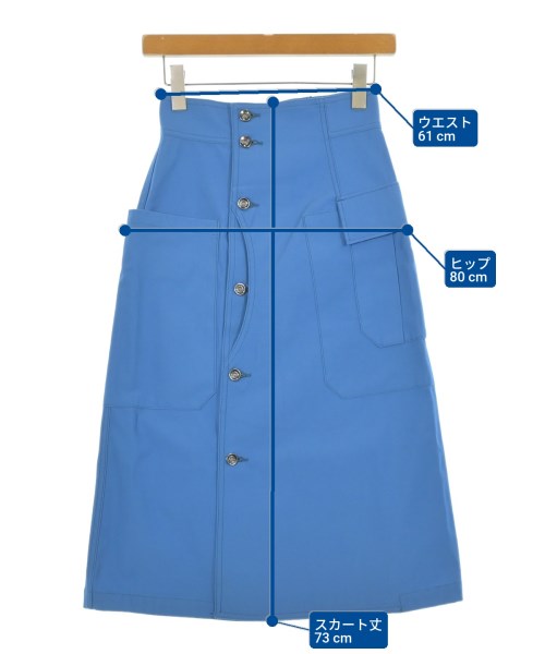 G.V.G.V.（ジーブイジーブイ）ロング・マキシ丈スカート 青 サイズ:34(XS位) レディース/2200644580670