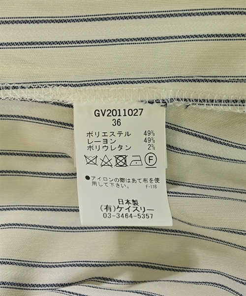 G.V.G.V.（ジーブイジーブイ）ワンピース 白 サイズ:36(S位) レディース/2200601059652