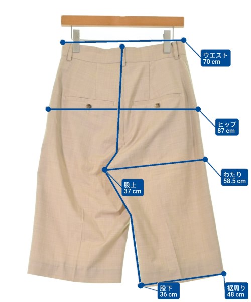 G.V.G.V.（ジーブイジーブイ）スラックス ベージュ サイズ:36(S位) レディース/2200660381015