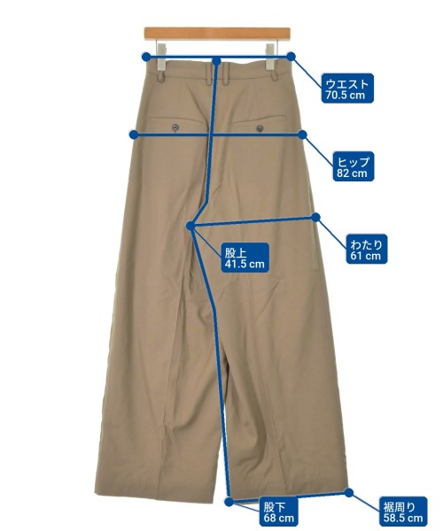 G.V.G.V.（ジーブイジーブイ）スラックス ベージュ サイズ:38(M位) レディース/2200660381039