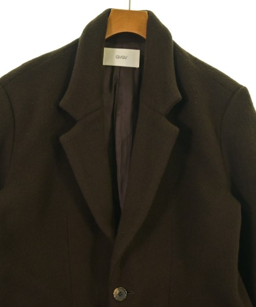 G.V.G.V.（ジーブイジーブイ）チェスターコート 茶 サイズ:36(S位) レディース/2200660381169