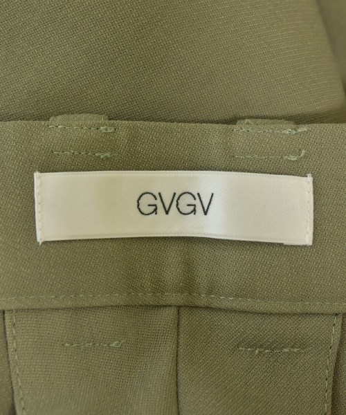 G.V.G.V.（ジーブイジーブイ）スラックス カーキ サイズ:34(XS位) レディース/2200708976029
